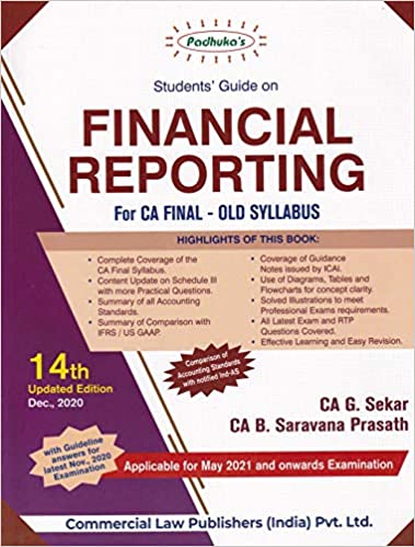 Financial Reporting (Ca Final Old Syllabus)