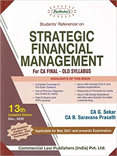 Strategic Financial Management (Ca Final Old Syllabus)