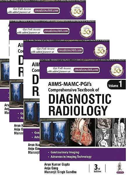 Aiims-Mamc-Pgi'S Comprehensive Textbook Of Diagnostic Radiology(4-Volume Set) 3Rd Edition 2021
