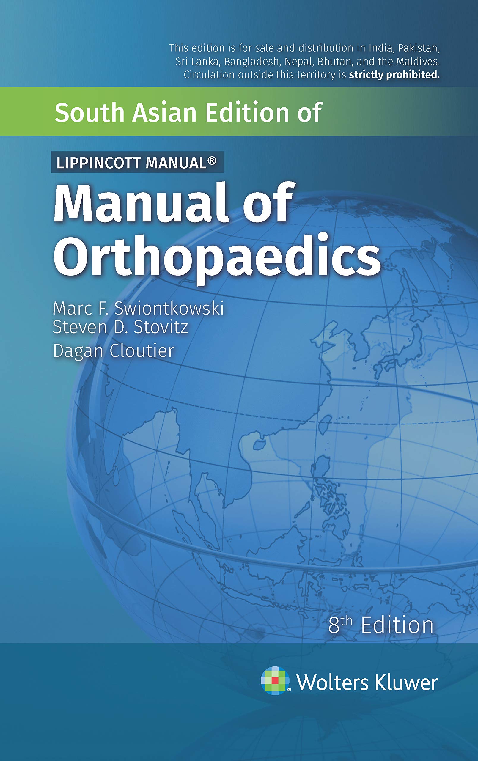 Lippincott Manual- Manual of Orthopaedics, 8/e- AIBH Exclusive