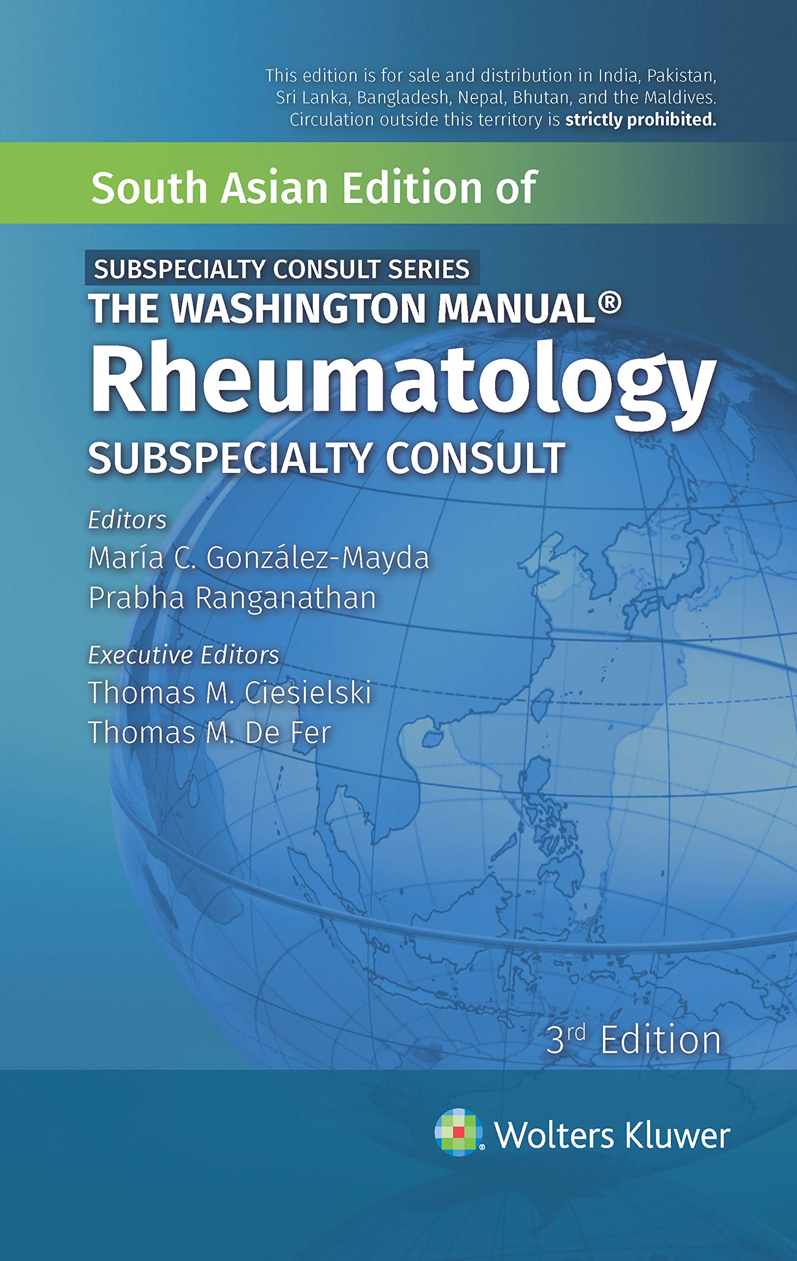Washington Manual Rheumatology Subspecialty Consult, 3Rd Edition