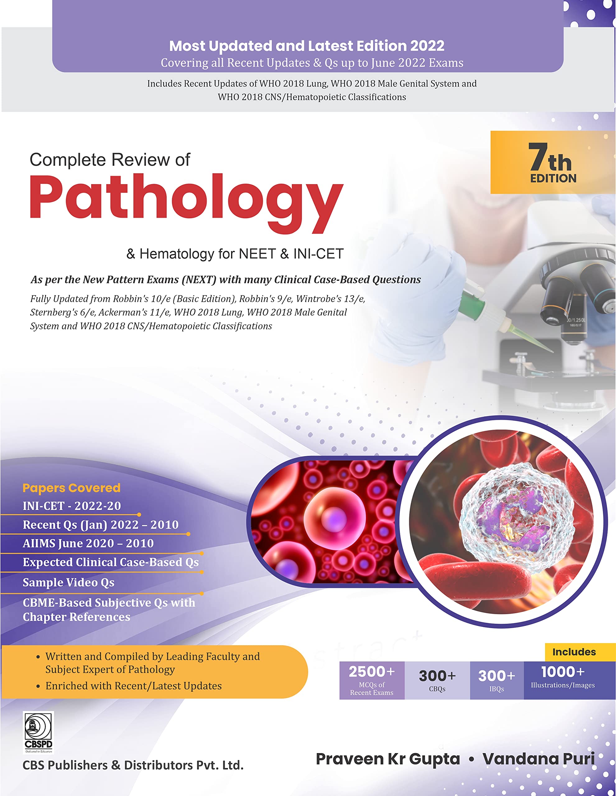 Complete Review of Pathology & Hematology for NEET & INI-CET 7th Ed