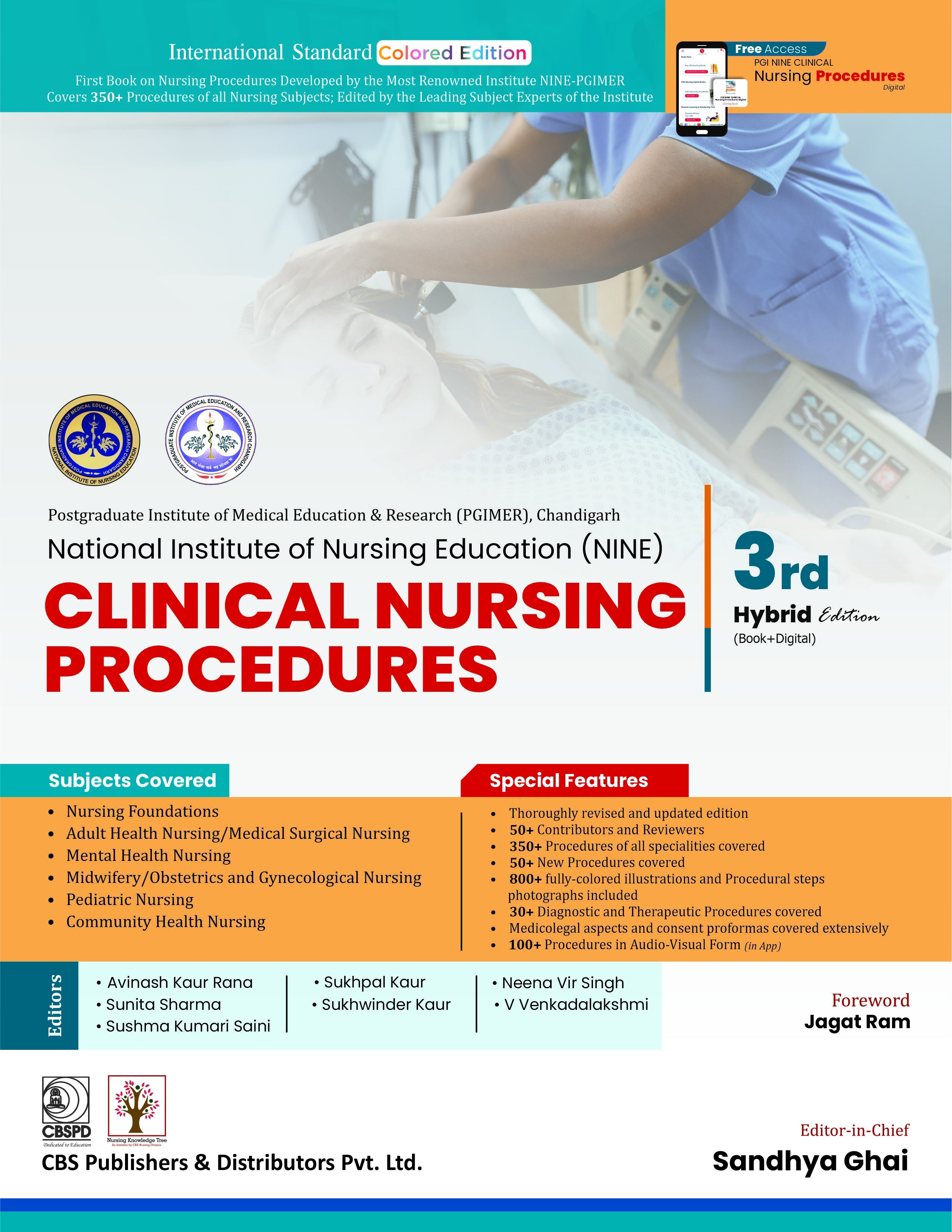 Clinical Nursing Procedures 3Ed Pgimer National Institute Of Nursing Education (Pb 2025)