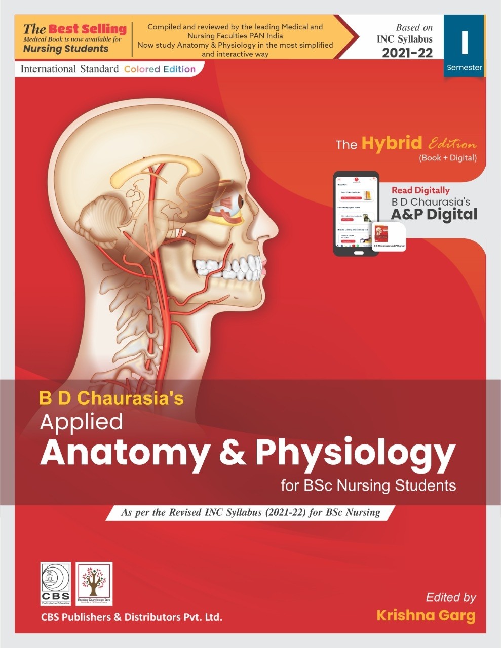 BD Chaurasia's Applied Anatomy and Physiology for BSc Nursing (Based on INC Syllabus 2021-22)