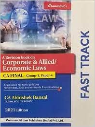 A Revision Book On Corporate Law And Allied /Economic Laws Fast Track Chart