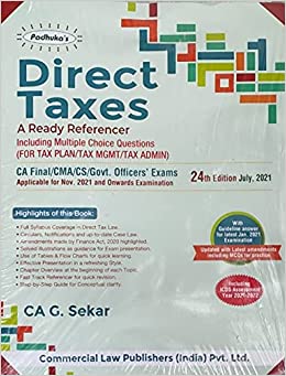 Direct Taxes A Ready Referencer