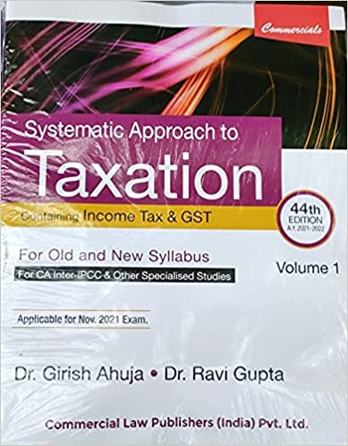 Systematic Approach To Taxation  (Set Of 2 Vols.)