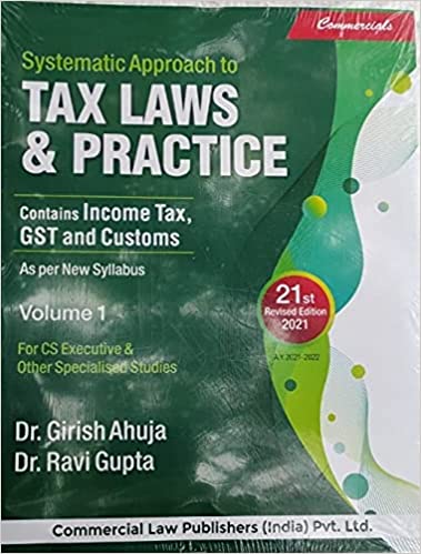 Systematic Approach To Tax Laws & Practice (With Mcqs) (Set Of 2 Vol.S)