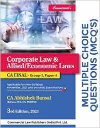 Mcqs Corporate Law And Allied /Economic Laws 