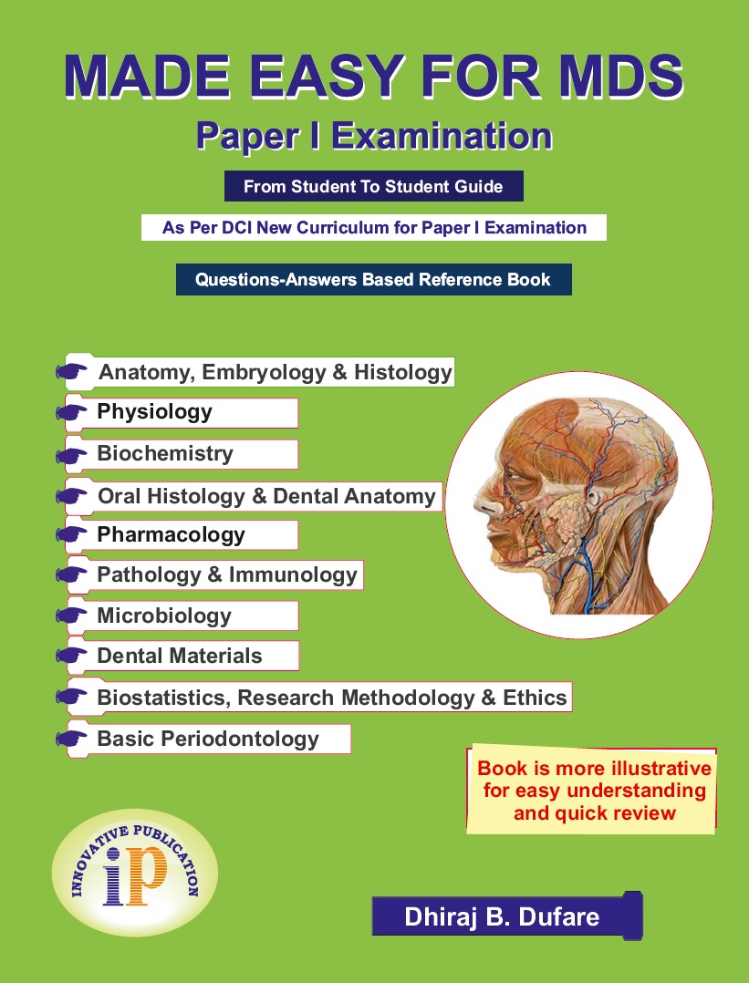 Made Easy For Mds Paper I Examination - Questions-Answers Based Reference Book