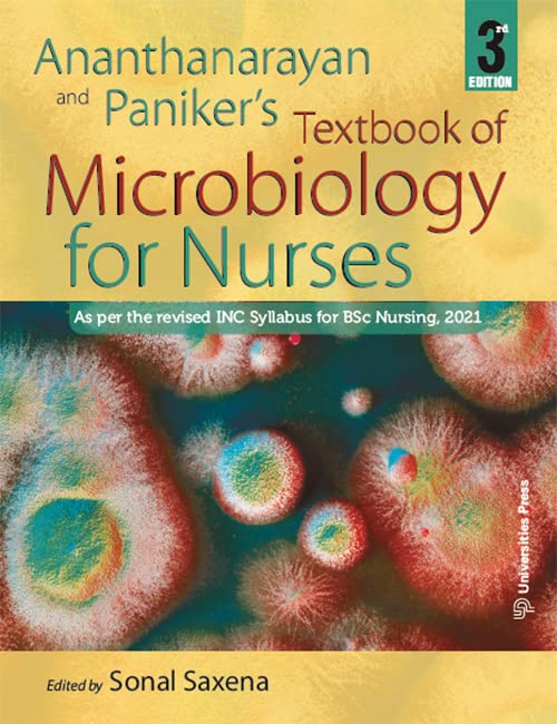 Ananthanarayan and Paniker’s Textbook of Microbiology for Nurses, 3rd Edition