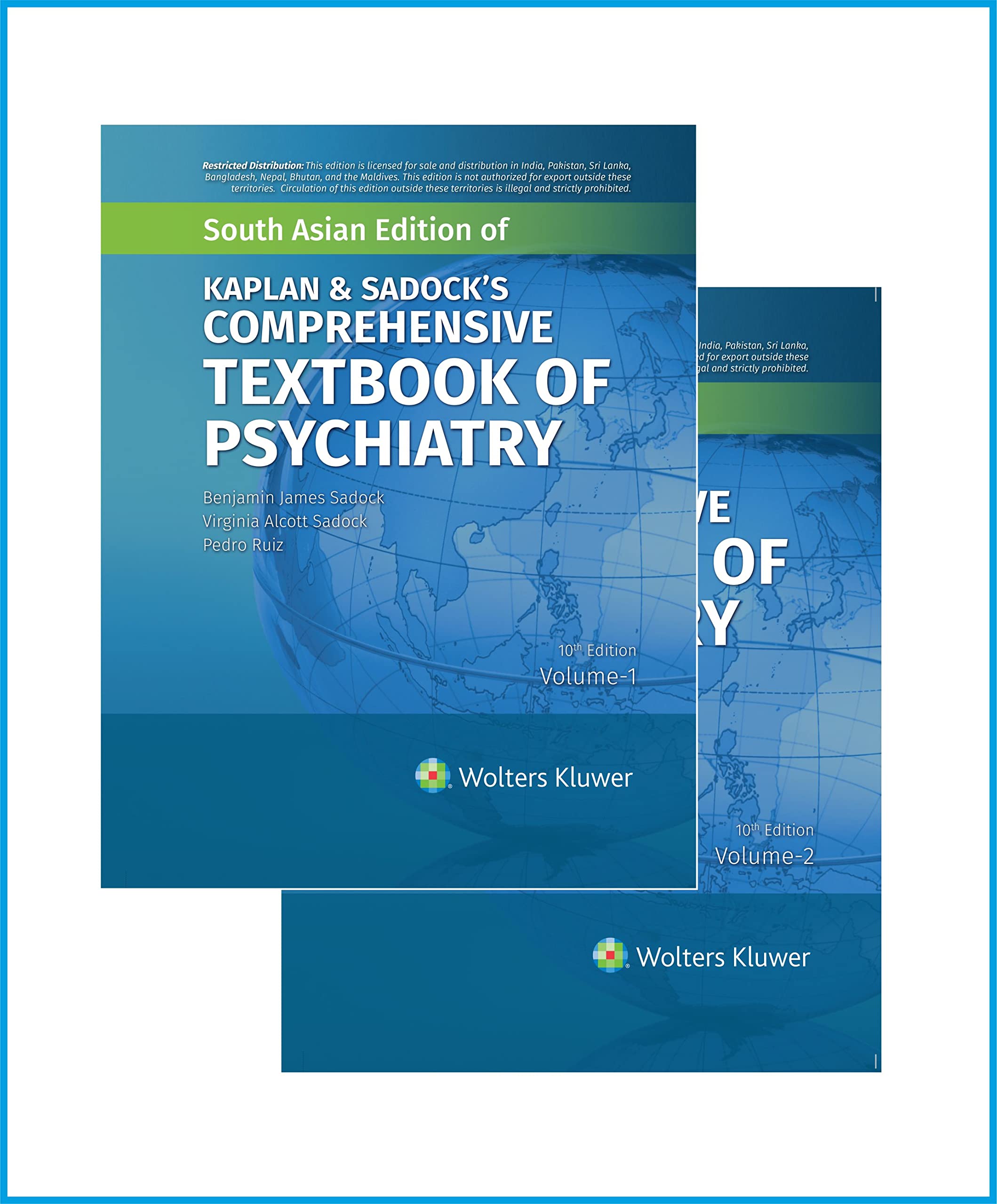 KAPLAN AND SADOCKS COMPREHENSIVE TEXTBOOK OF PSYCHIATRY 10ED 2 VOL SET (SAE) (HB 2023)