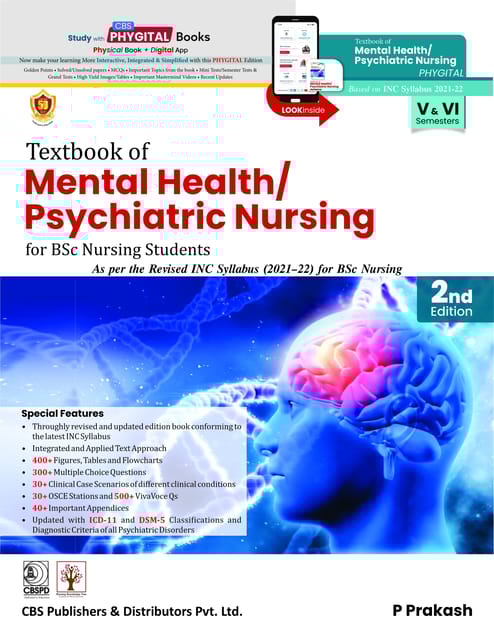 Textbook Of Mental Health Psychiatric Nursing For Bsc Students 2Ed (Pb 2025)