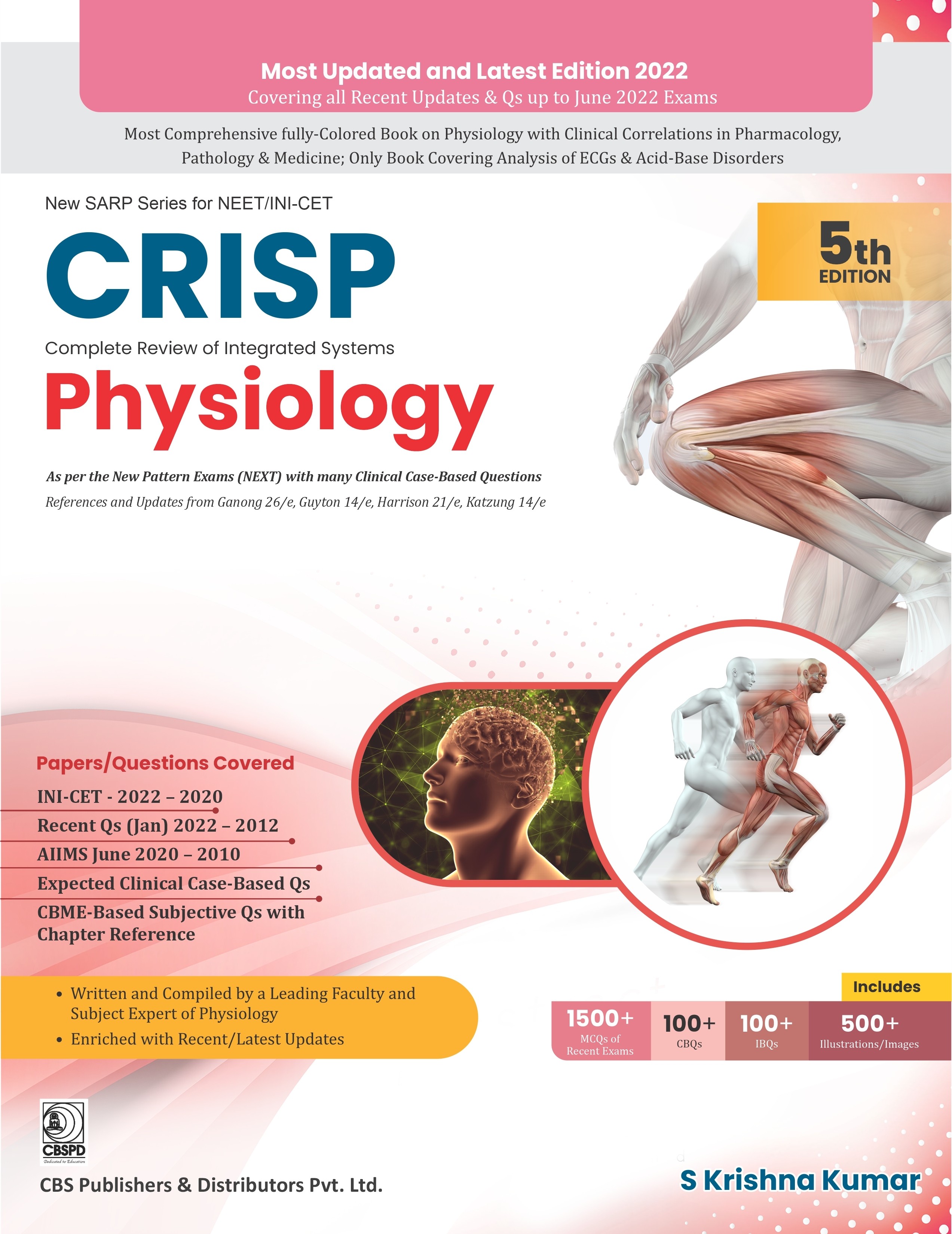 Crisp Complete Review Of Integrated Systems Physiology 5Ed (Pb 2023) New Sarp Series For Neet/Nin-Cet