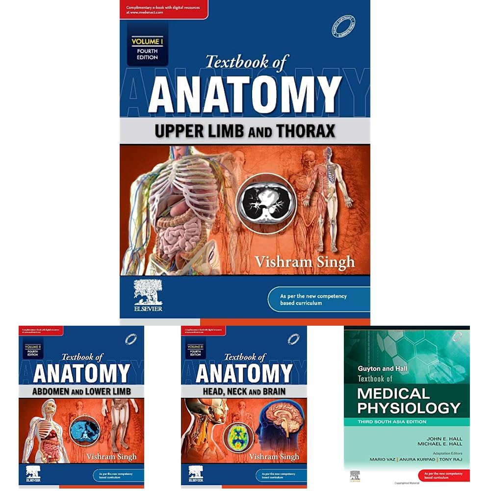 MBBS 1st Prof -Vishram Singh + Guyton & Hall Textbook of Medical Physiology