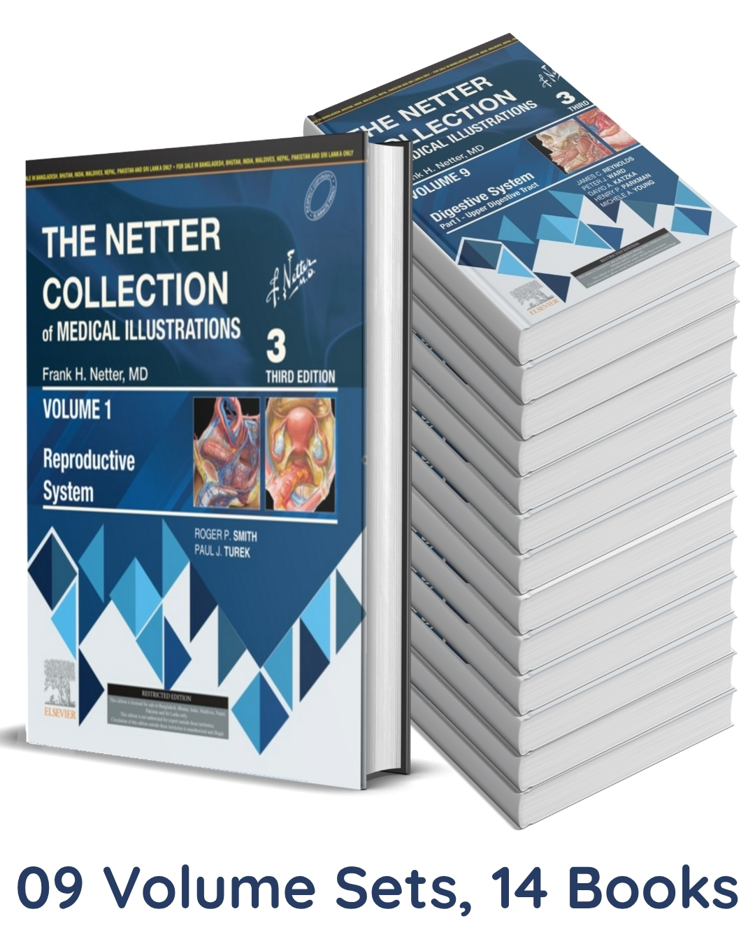 The Netter Collection of Medical Illustrations Complete Package, 3rd Edition | AIBH Exclusive