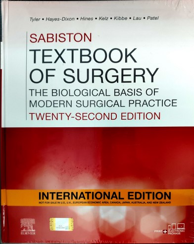 Sabiston Textbook of Surgery The Biological Basis of Modern Surgical Practice International Edition 22ed