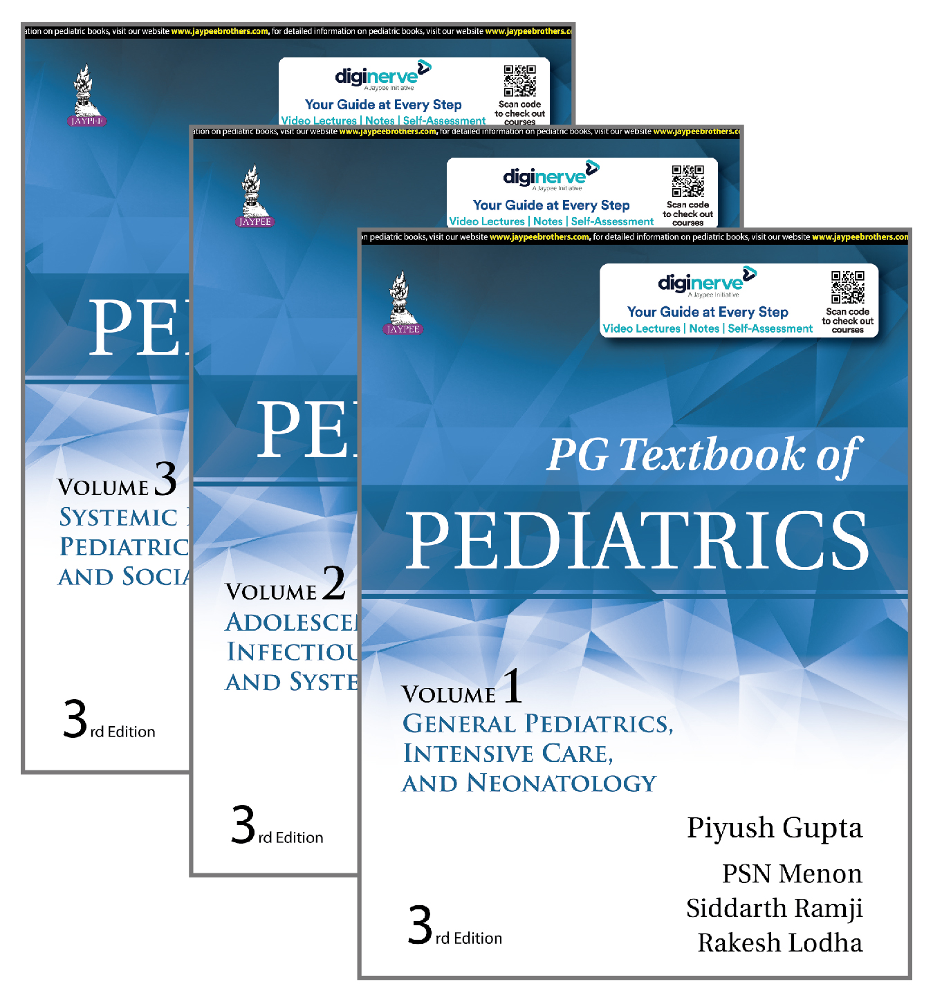Pg Textbook Of Pediatrics (3 Volumes)