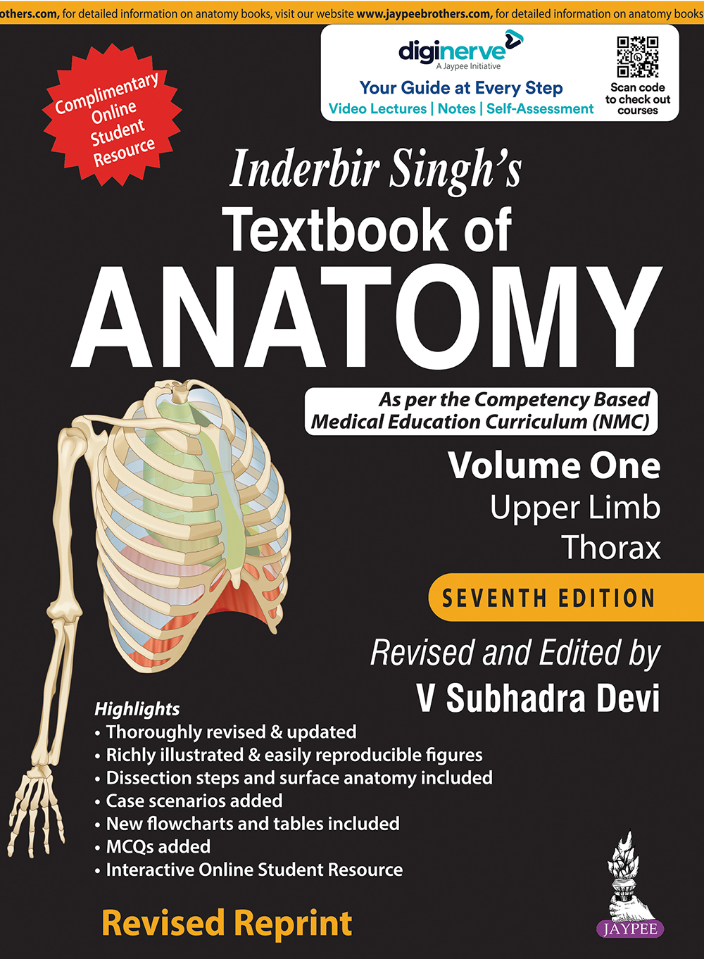 Inderbir Singh’S Textbook Of Anatomy (Volume 1: Upper Limb And Thorax)