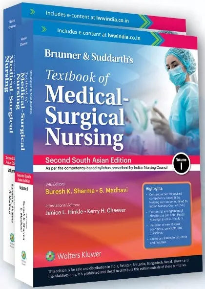 Brunner & Suddarthâ€™s Textbook of Medical-Surgical Nursing (2 Vol. set) 2nd SAE