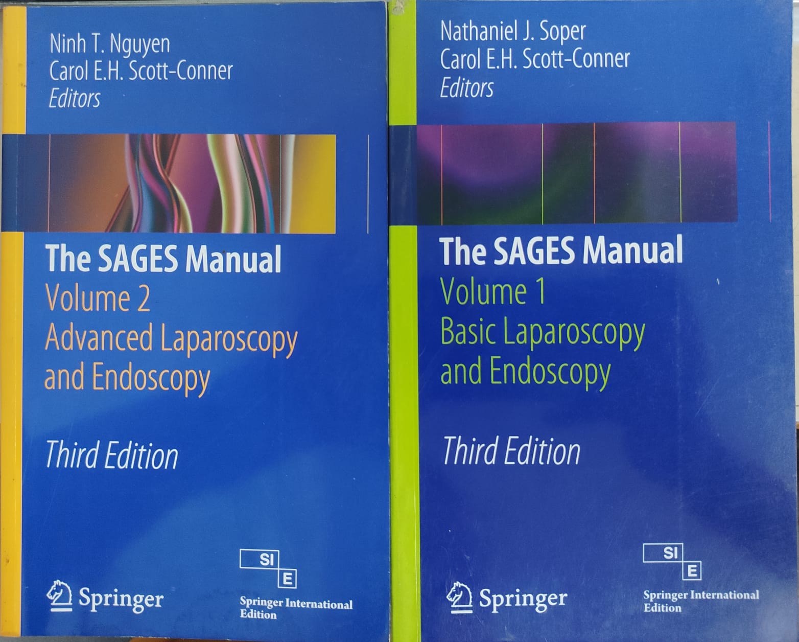 THE SAGES MANUAL 2 volume sets | ADVANCED LAPAROSCOPY AND ENDOSCOPY