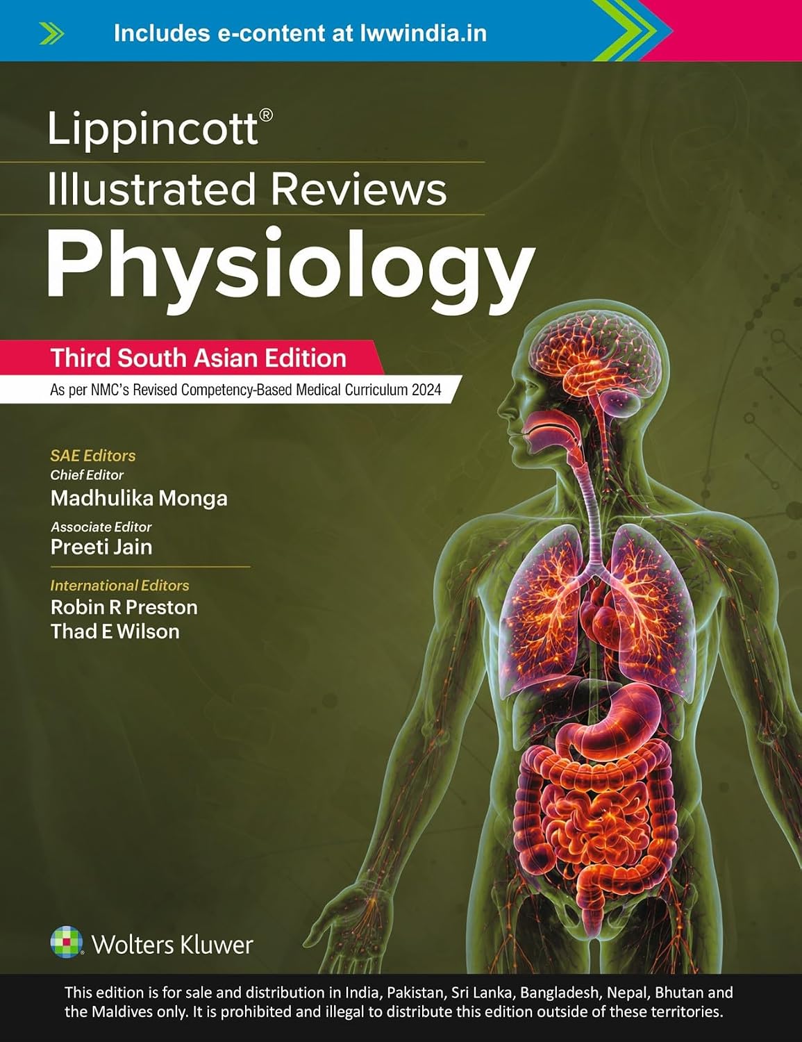 Lippincott Illustrated Reviews Physiology, Third South Asian Edition